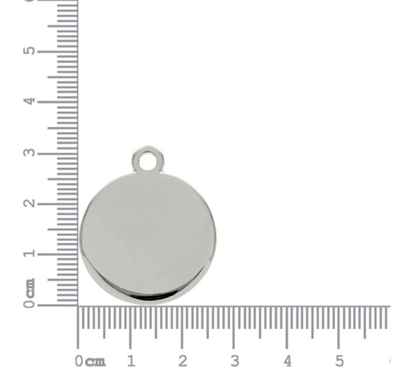 Pingente Medalha Níquel 32mm