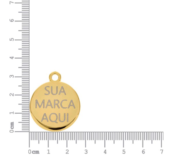 Pingente Medalha Personalizada 32mm