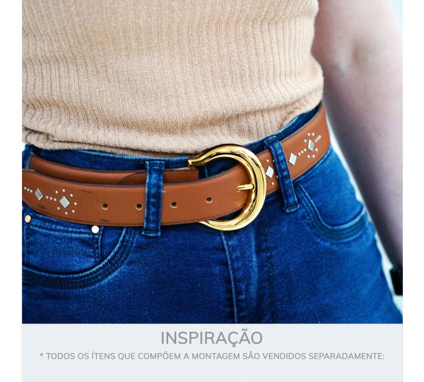 Fivela em Ouro 58mm