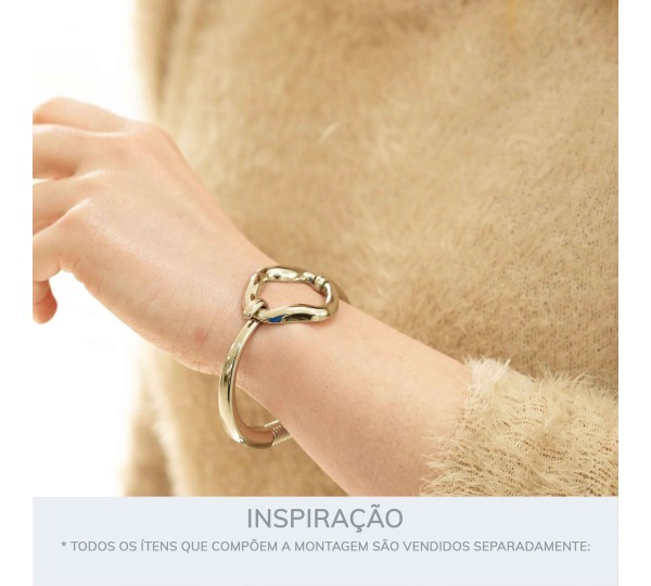 Pulseira Orgânica Níquel 68mm