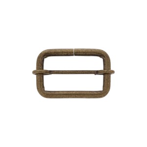 Argola Quadrada com Regulador Ouro Velho 38mm