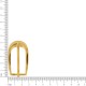 Fivela Oval Ouro Abertura 20mm