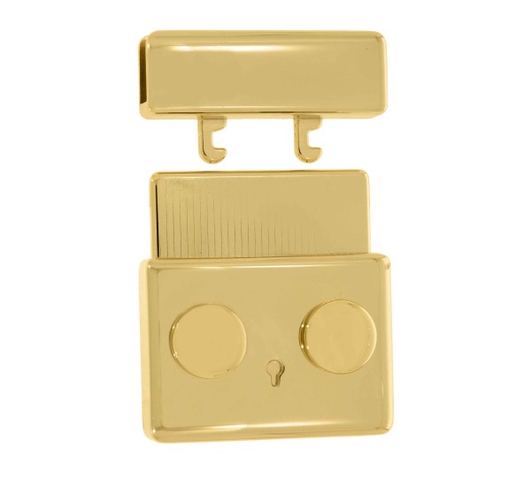 Fecho Quadrado para Bolsa Ouro 40mm