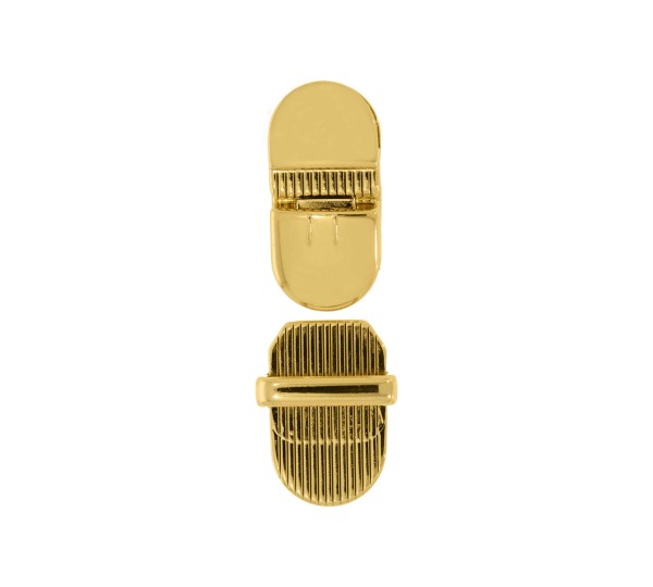Fecho para Bolsa Oval Ouro 27mm