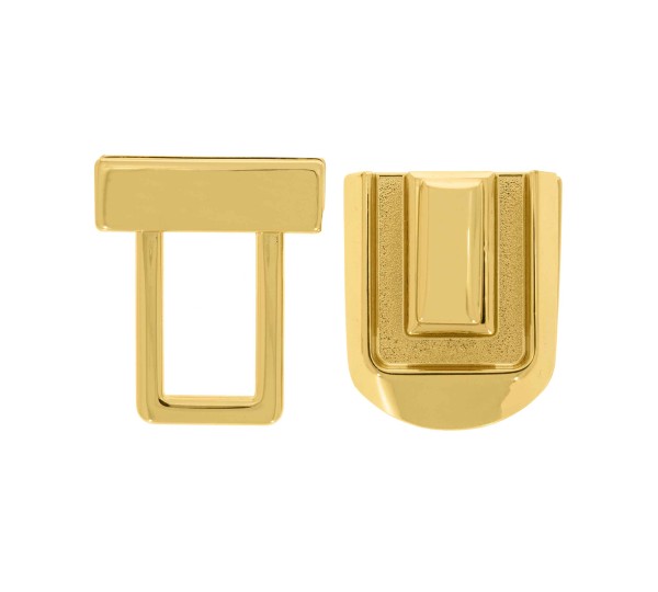 Fecho Torniquete Sobrepor Ouro 45mm
