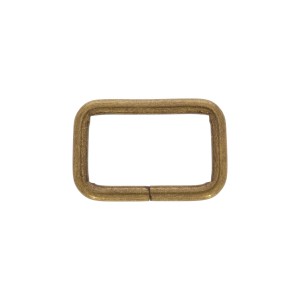 Argola Quadrada Ouro Velho 38mm