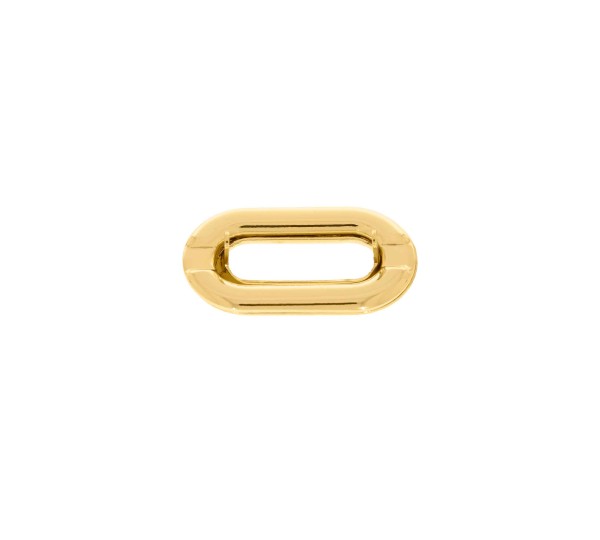 Ilhós Oval com arruela Ouro 32mm
