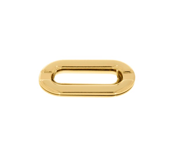 Ilhós Oval com arruela Ouro 38mm
