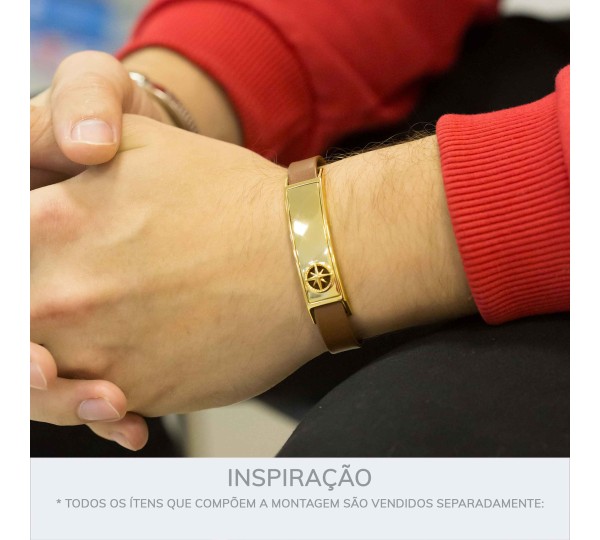 Bridão Rosa dos Ventos Ouro 52mm
