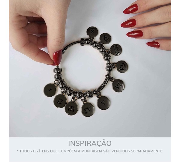 Conjunto Pingentes 10 Mandamentos Prata Velha