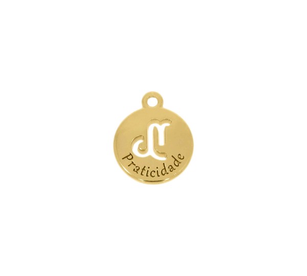 Pingente Signo Capricórnio Ouro 15mm