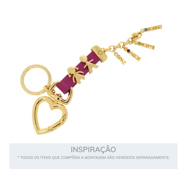 Passador Menino Ouro 18mm