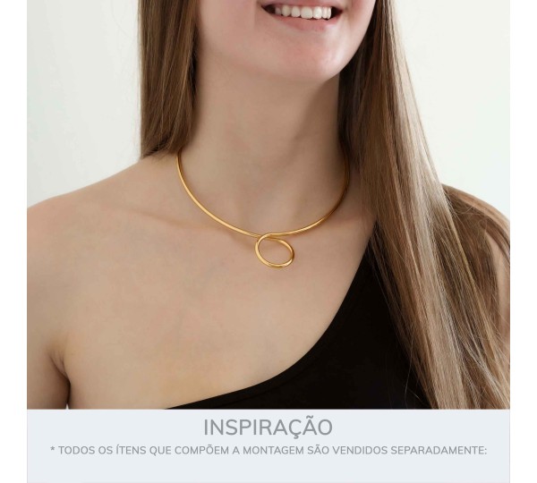 Colar Ouro 135mm
