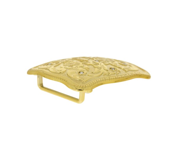 Fivela de Cinto Country Ouro 80mm