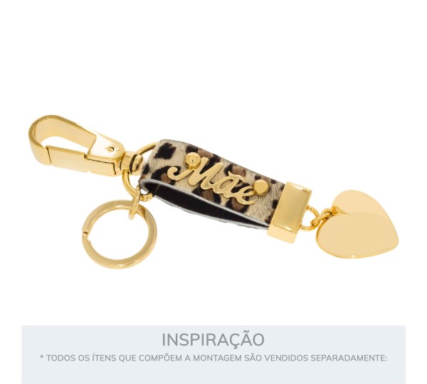 Ponteira de Metal Ouro 22mm