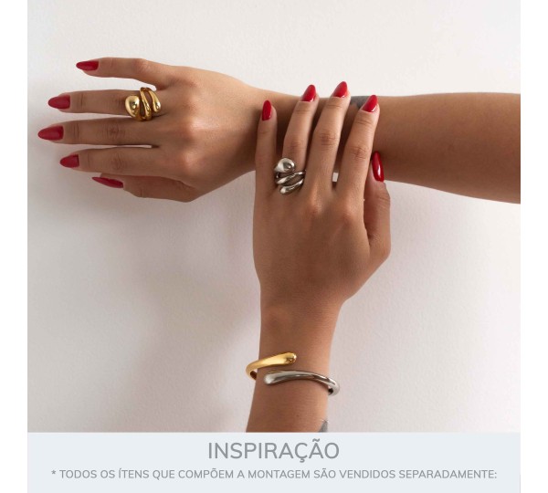 Anel Dourado Gota N° 20