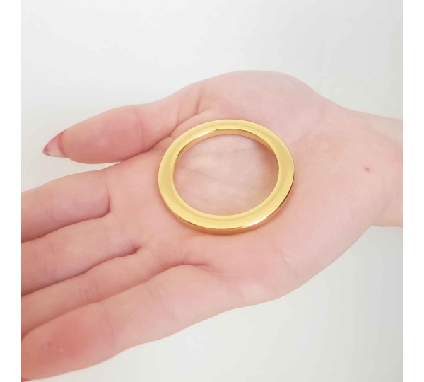 Argola Injetada Ouro 48mm