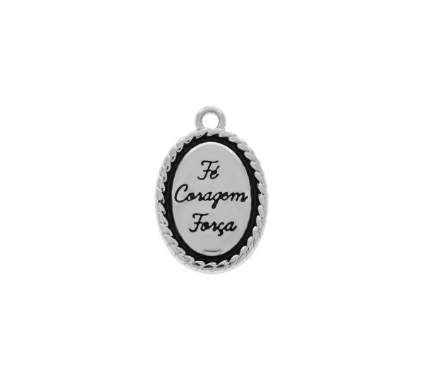 Pingente Nossa Senhora Conceição Níquel 23mm