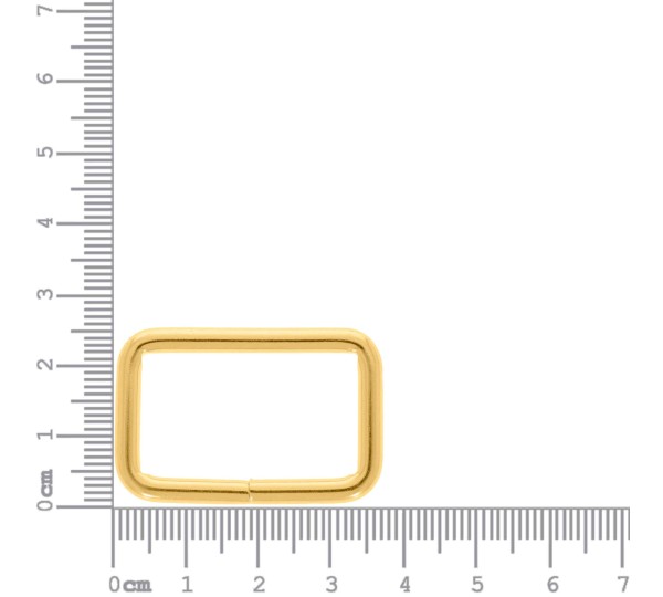 Argola para Bolsa Quadrada Ouro 30mm