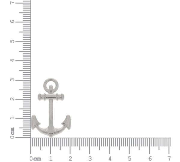 Pingente Âncora Níquel 31mm