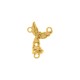 Entremeio Terço São Miguel Arcanjo Ouro 30mm
