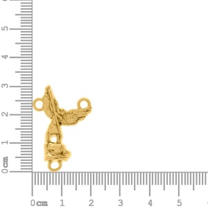 Entremeio Terço São Miguel Arcanjo Ouro 30mm