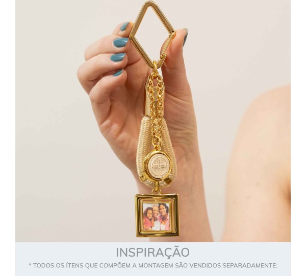 Pingente Funcional Ouro 37mm