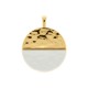Maxi Pingente Duo Ouro com Off White 54mm