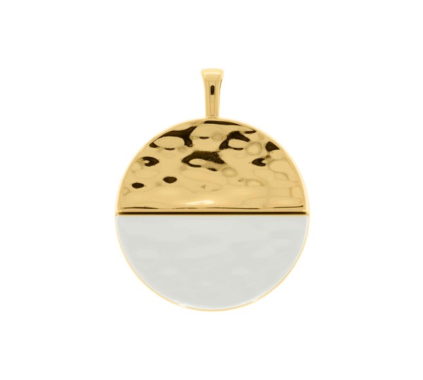 Maxi Pingente Duo Ouro com Off White 54mm
