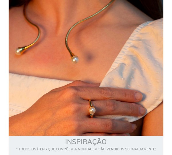 Anel Dourado Delicado N°20