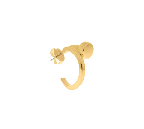 Brinco de Argola Prego Ouro 26mm