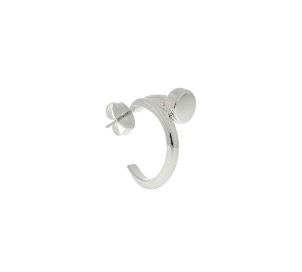 Brinco de Argola Prego Níquel 26mm