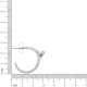 Brinco de Argola Prego Níquel 26mm