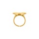 Anel Dourado Borboleta N°21