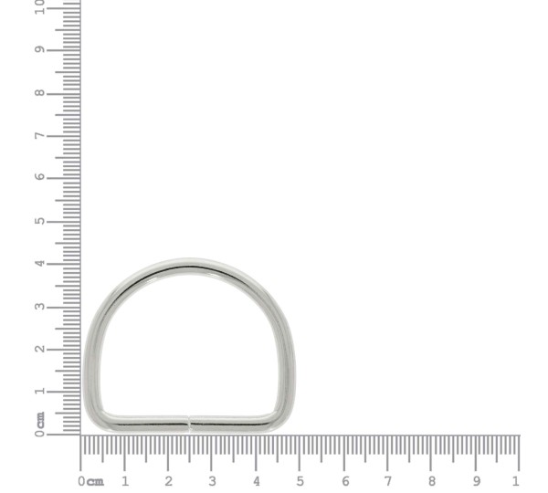 Meia Argola Níquel 40mm