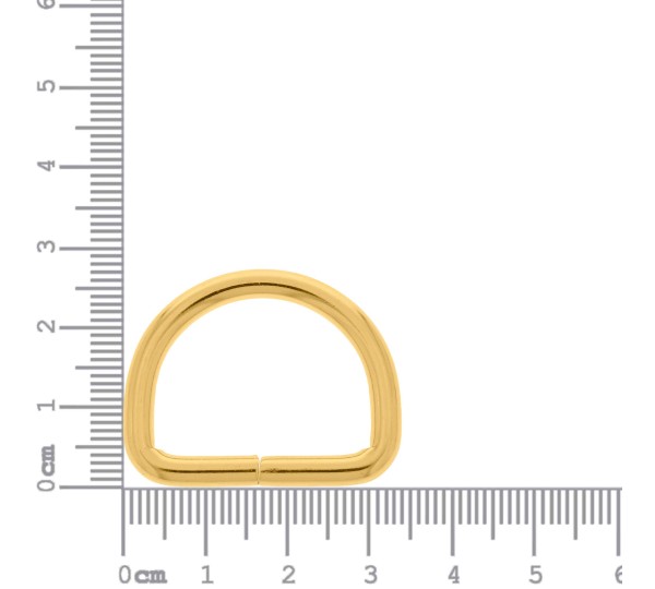 Meia Argola Ouro 26mm