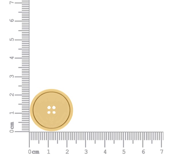 Botão de Metal Dourado 23mm