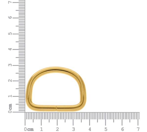 Meia Argola Ouro 29mm