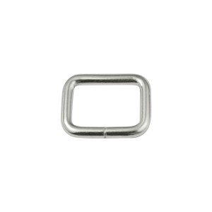 Argola Quadrada para Bolsa Níquel 28mm