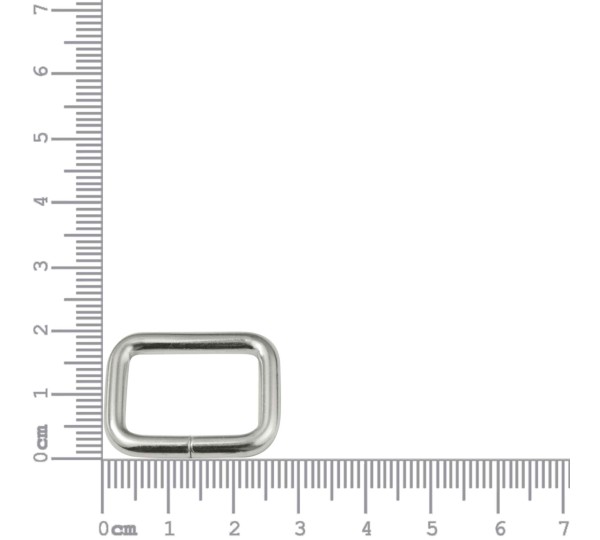 Argola para Bolsa Quadrada Níquel 20mm