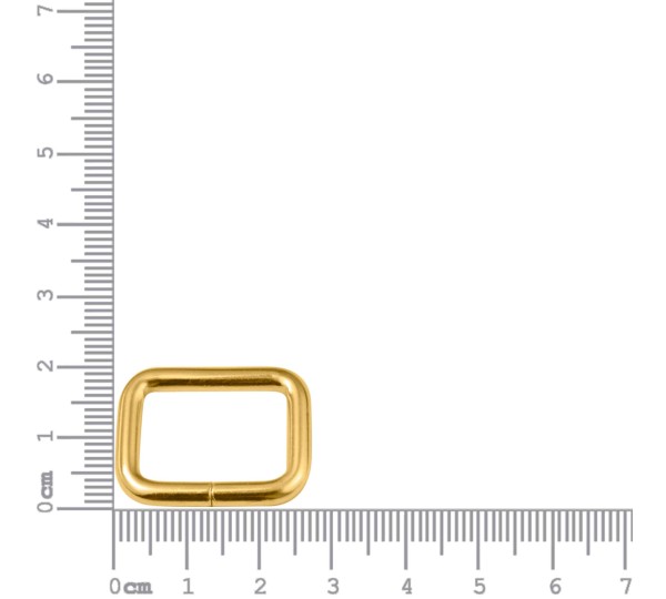 Argola para Bolsa Quadrada Ouro 20mm