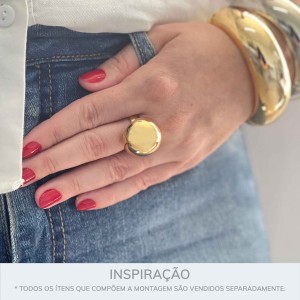 Anel Bold Ouro N° 22
