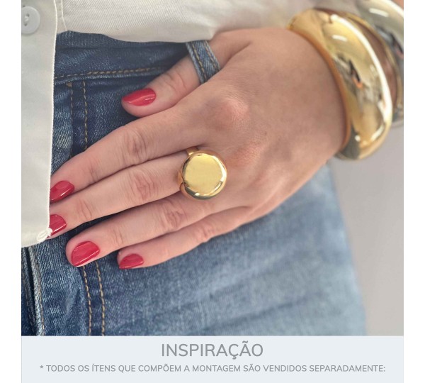 Anel Bold Ouro N° 22