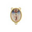 Entremeio Terço Nossa Senhora Medianeira Ouro 30mm