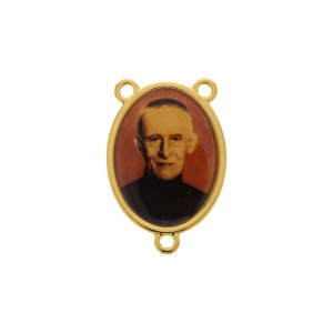 Entremeio Terço Padre Reus Ouro 30mm