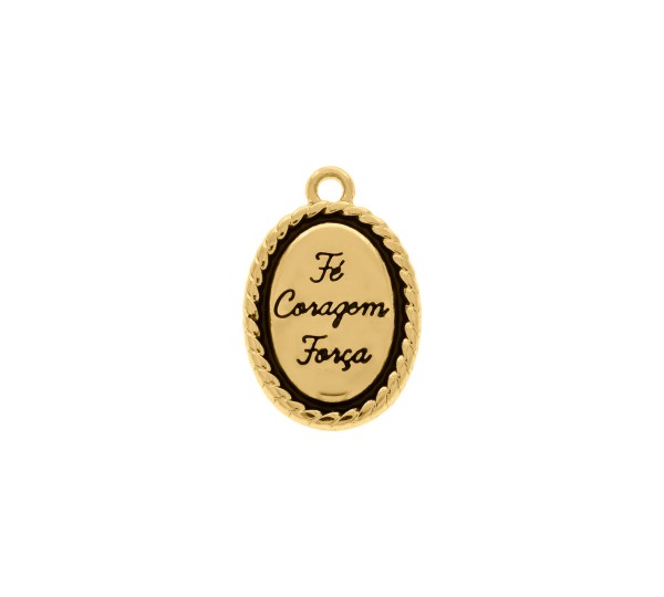 Pingente Nossa Senhora de Guadalupe Ouro 23mm