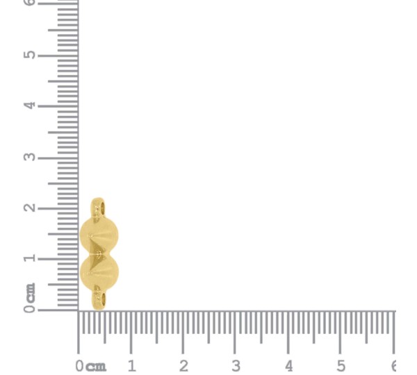 Passador Spike Duplo Ouro 23mm