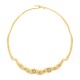 Colar Dourado Estelar 150mm
