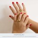 Anel Dourado Estelar N° 20