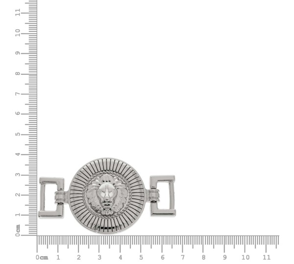 Passa Tira de Leão Níquel 62mm
